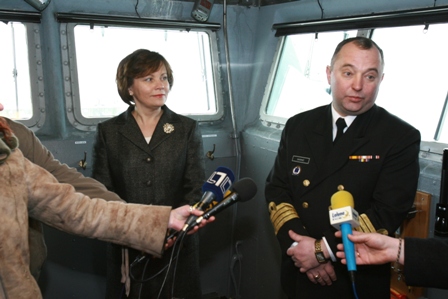 Rasa Juknevičienė ir Olegas Mariničius