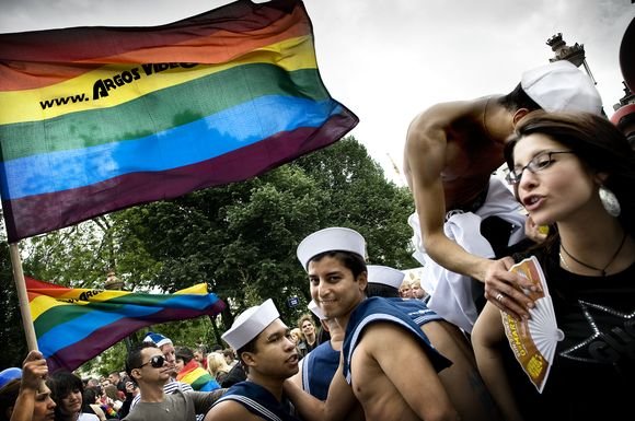 Homoseksualų paradas Briuselyje 