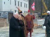 15min.lt skaitytojo Algirdo nuotr./Algirdas Brazauskas su žmona Kristina Valdovų rūmuose.