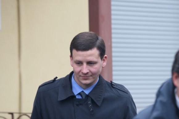 Prokuroras Nerijus Bieliauskas Vaiko raidos centre. 