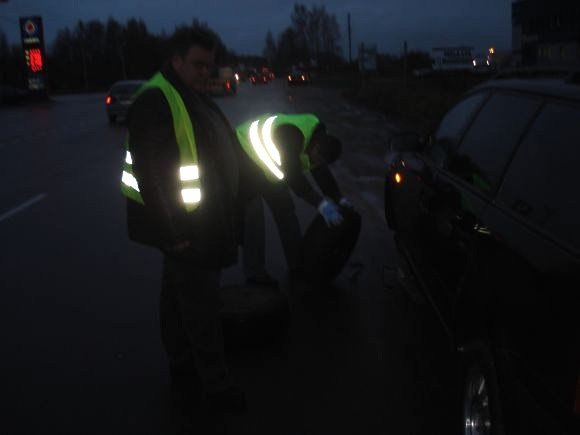 15min.lt skaitytojo nuotr./Duobė, prakirtusi du ratus