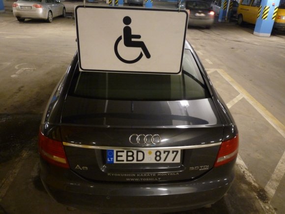Ženklas galioja tik į vieną pusę