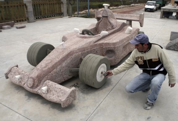 Akmeninis „F1 McLaren-Mercedes“ 