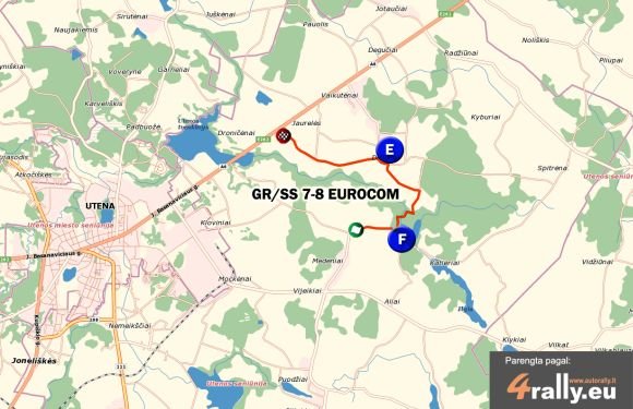 Greičio ruožai 7-8