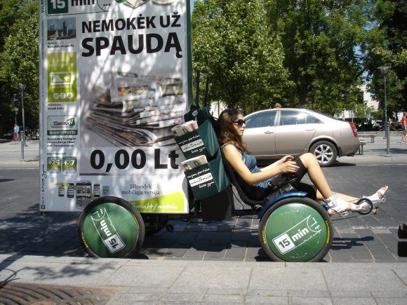 „15 minučių“  velomobilis