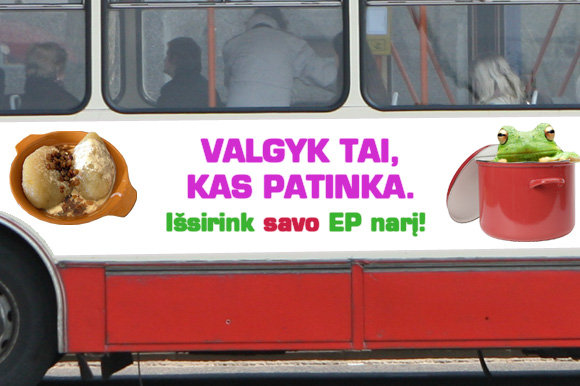 „Valgyk tai, kas patinka“