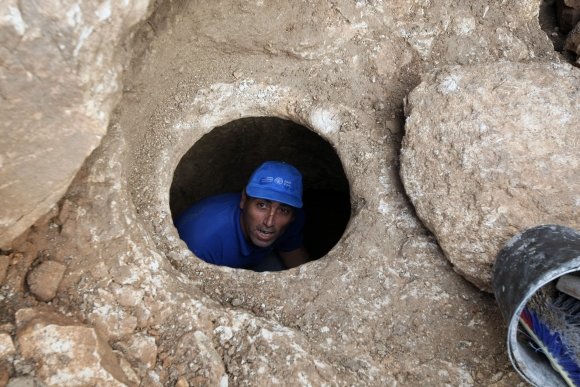 Archeologinių kasinėjimų vietoje
