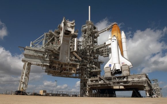 „Endeavour“ starto aikštelėje