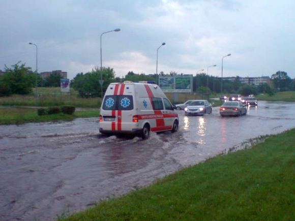 Liūties padariniai Vilniuje