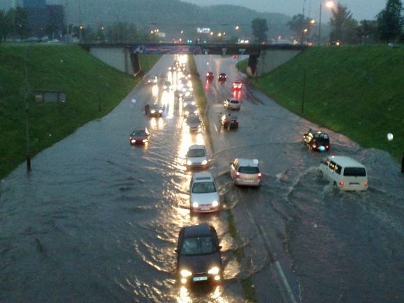 Situacija sekmadienio vakarą Geležinio Vilko gatvėje