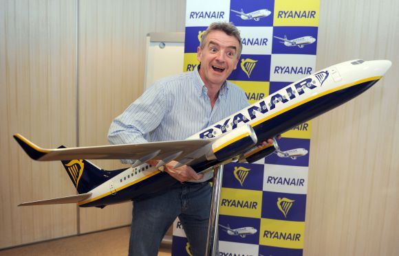 „Ryanair“ kompanijos vadovas Michaelas O'Leary
