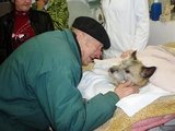animal.lt nuotr./Penktadienį Pipirą aplankė jo &scaron;eimininkas Pranas Dockaitis.