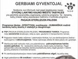 &bdquo;Lesės&ldquo; nuotr./&bdquo;Lesės&ldquo; platinama informacija kauniečiams apie benames kates ir P-S-P programą