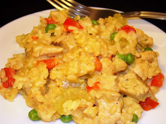 Mairūno kalakutienos risotto