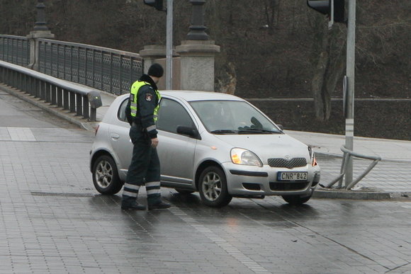 Avarija užkeiktoje Vilniaus sankryžoje