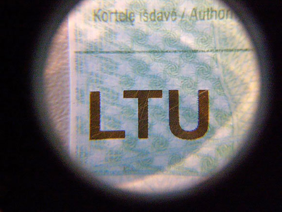 Lietuviškų dokumentų fragmentas