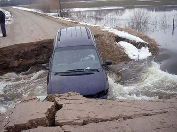 Prasmegęs automobilis Biržų rajone