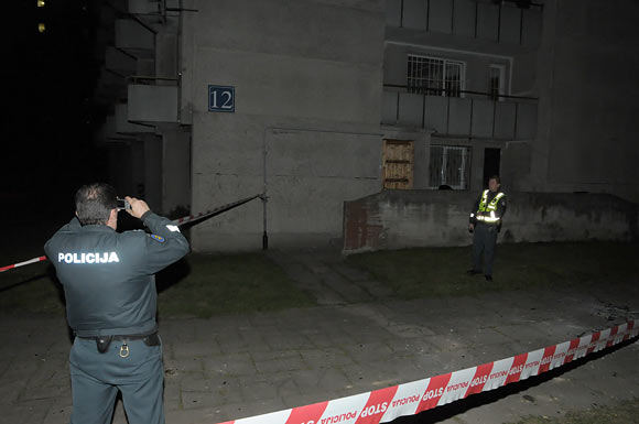 Įvykio vietoje.