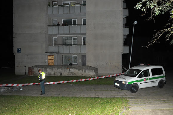 Įvykio vietoje.