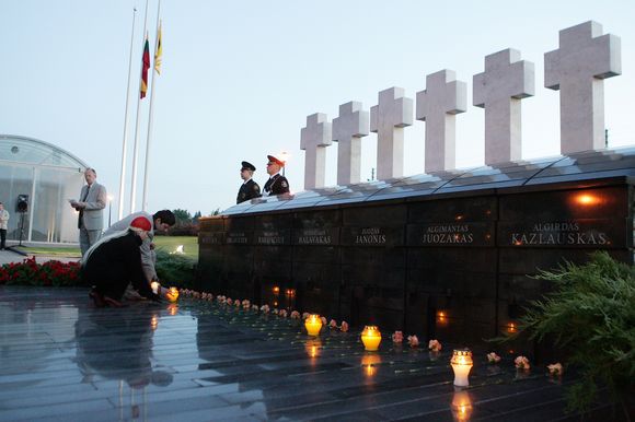 Medininkų aukų monumentas Medininkuose.