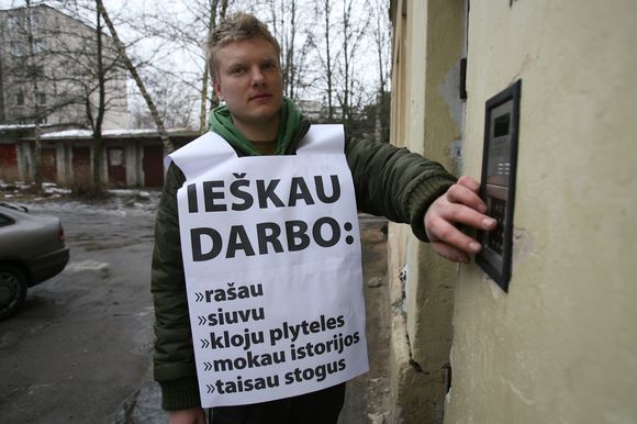 Darbo paieškos.