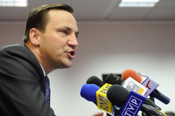 Lenkijos uždienio reikalų ministras Radoslawas Sikorskis