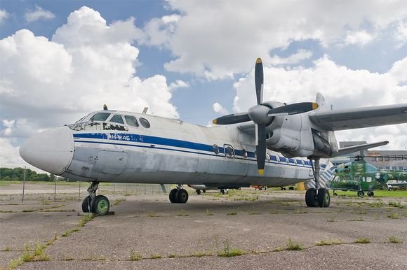 Taip atrodo lėktuvo „An-24“ modelis.