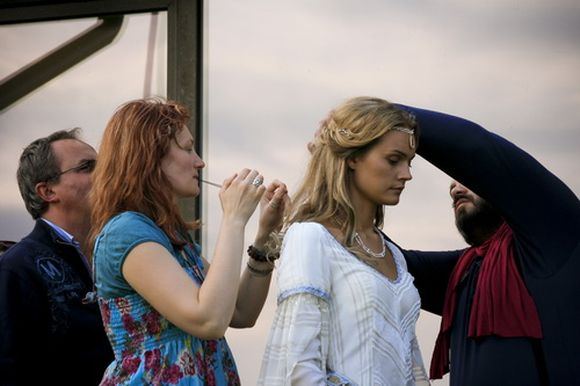 Jurgita Jurkutė filmuojasi itališkame filme.