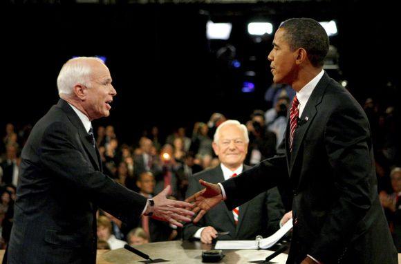B.Obama ir J.McCainas