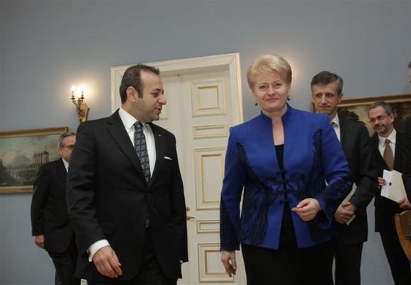 Dalios Grybauskaitės ir Egemeno Bagišo susitikimas