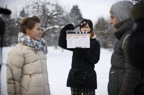 Vilija Matačiūnaitė serialo filmavime