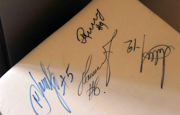 Krepšininkų autografai