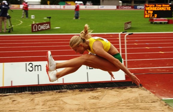 Trišuolininkė Jolanta Verseckaitė