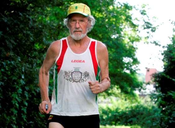 Vienas vyriausių maratono bėgikų Jonas Gudmonas