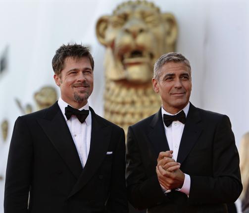 George'as Clooney ir Bradas Pittas