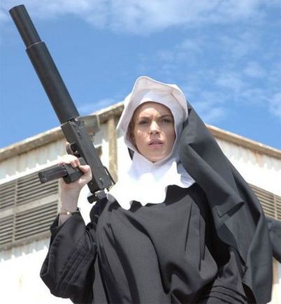 Lindsay Lohan filme „Mačetė“.