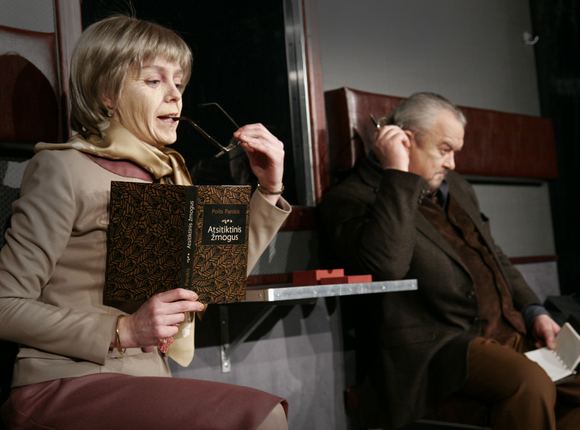 Spektaklis „Atsitiktinis žmogus“. 