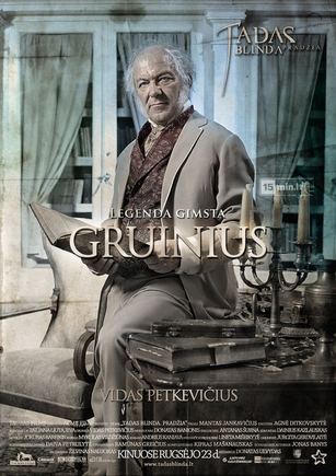 Vidas Petkevičius filme „Tadas Blinda. Pradžia“ sukūrė Gruinio personažą