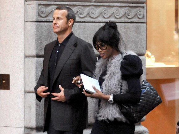 Naomi Campbell su draugu Vladislavu Doroninu.