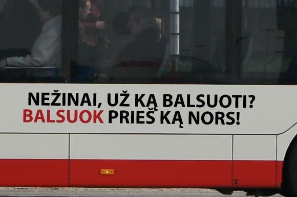 15min.lt skaitytojos Sandros &scaron;ūkis/&bdquo;Balsuok prie&scaron; ką nors&ldquo;