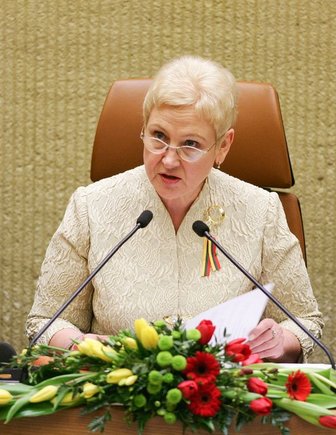 Seimo pirmininkė Irena Degutienė.