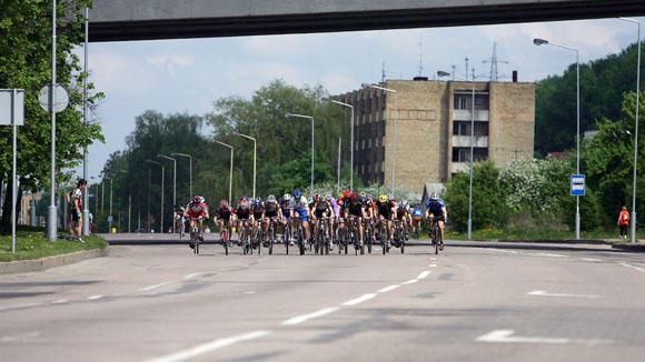 Akimirka iš dviračių maratono 