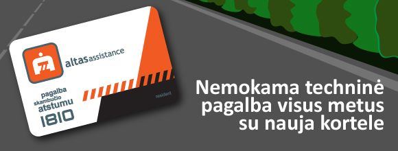 &bdquo;Altas Assistance&ldquo;  kortelė