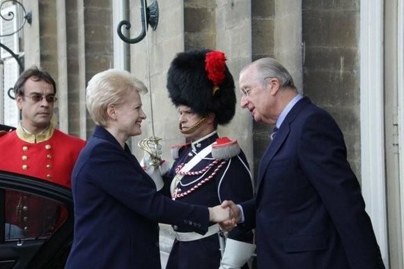 Belgų karalius siūlo paramą D.Grybauskaitei.