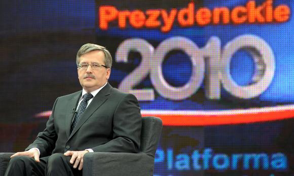 Lenkijos prezidento pareigas einantis Seimo pirmininkas Bronislawas Komorowskis 