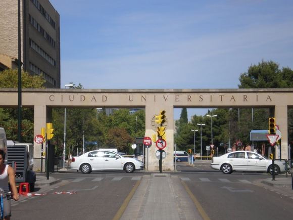 Zaragozos universiteto teritorija, Ispanija.