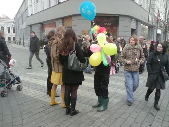 „Demokratijos laidotuvių“ akcija