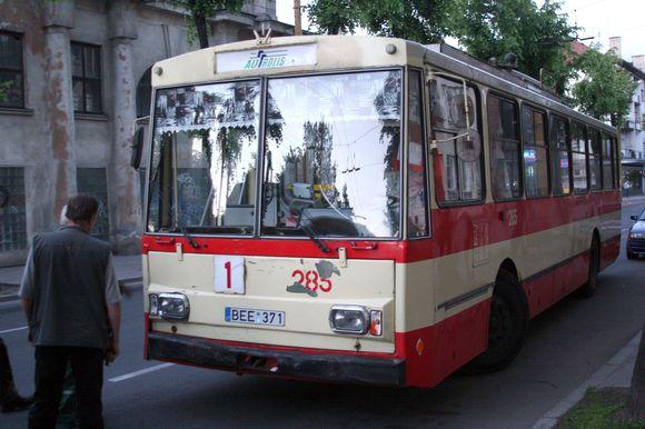 Troleibusas.