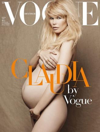 Claudia Schiffer ant žurnalo viršelio
