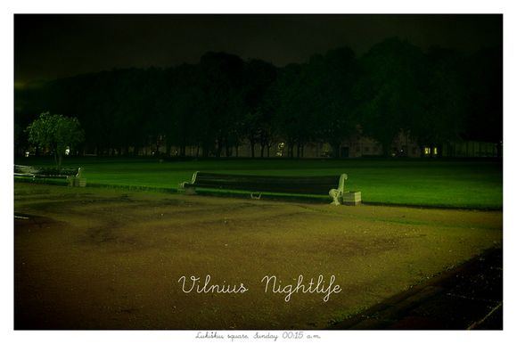 vilnius nightlife postcard 1 lukiskes